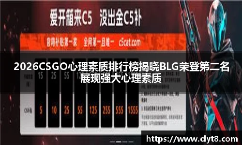 2026CSGO心理素质排行榜揭晓BLG荣登第二名展现强大心理素质